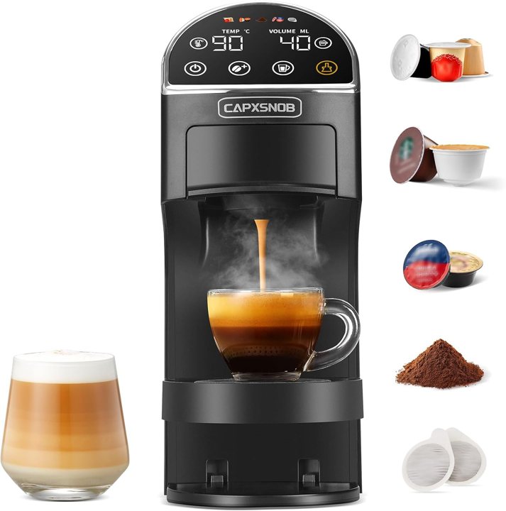 Cafetera multicápsula 5 en 1