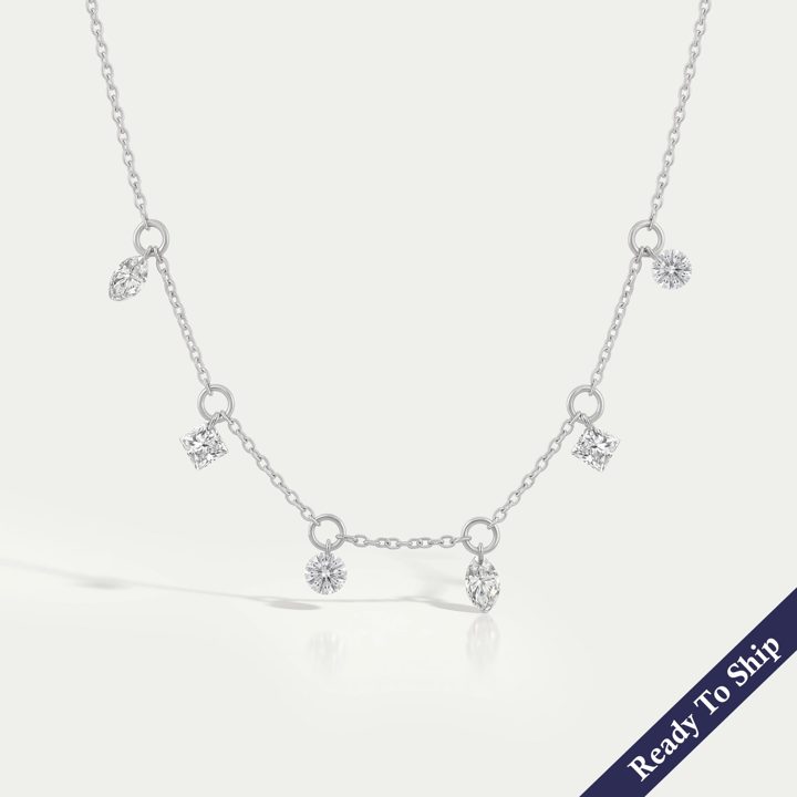 Ouros Jewels Station Necklace