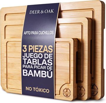 Tablas de cortar de bambú